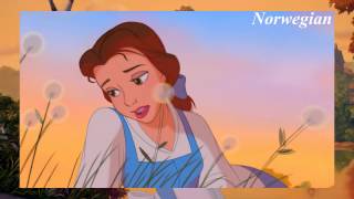 Beauty and the Beast  Belle Song One Line Multilanguage [upl. by Leohcin]