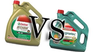 Castrol magnatec 5w40 vs Castrol edge titanium fst 5w30 cold oil test 24°C castrol oil [upl. by Onairelav]