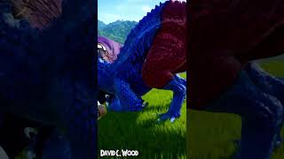 DINOSAURS BATTLE TREX IRex Monster Superhero Joker The Flash Spiderman jurassicworld [upl. by Wanfried175]