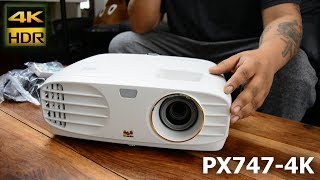 The ViewSonic PX7474K Definitive Review  Best Amazon Budget 4K Projector [upl. by Arteid391]