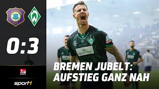 Aue – Bremen 03  Highlights 2 Bundesliga 33 Spieltag  SPORT1 [upl. by Thane755]