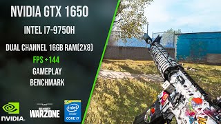 Call of Duty Warzone GTX 1650 4GB  Intel i7 9th Generation  16GB RAM Benchmarks [upl. by Zorana]