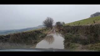 LandRover Freelander Td4  with commentary  LongLane  Ladder Hill  Old Road  Buxton [upl. by Polish]