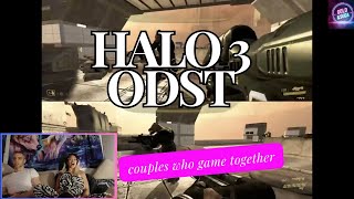 HALO 3 ODST Split Screen CoOp Campaign Level with Couples Who Game Together [upl. by Cown33]