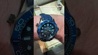 Omega Seamaster Diver 300M Summer Blue omega store [upl. by Athalie199]