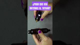 ¿Para Que Ocupo Baterias Al Tatuar Con Maquinas Pen Inalambricas  short [upl. by Lativa959]