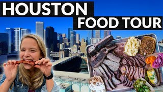 Houston Texas Food Tour  24 Hours of Eating BBQ amp Fajitas Pinkertons Ninfas amp The Pit Room [upl. by Henrion757]