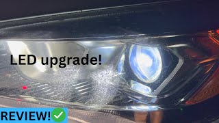 LED headlight upgrade  fixed this Ford Escape headlight issue [upl. by Iadahs]