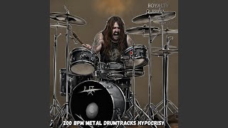 200 Bpm Metal Drumtracks Hypocrisy Two [upl. by Lapotin]