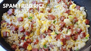 EASY LUNCHEON MEAT FRIED RICE RECIPE SPAM FRIED RICE [upl. by Innavoj]