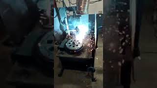 rotary MIG welding spm [upl. by Eveivenej]