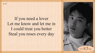 DO 디오  Rose English Version Lyrics [upl. by Indys253]