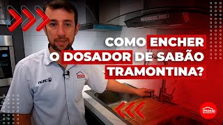 COMO ENCHER DOSADOR DE SABÃO TRAMONTINA [upl. by Isador]