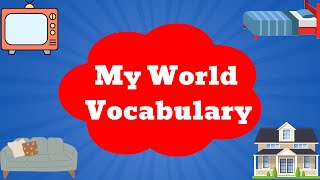 My World Vocabulary  English Educational Video for Kids  Wonderful Kids [upl. by Ahsiloc]