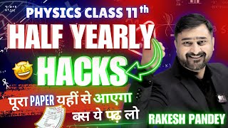 Class 11th Physics Most Important Questions  Chapter 1 to 6  40 Important Questions Rakesh Pandey [upl. by Arutak]