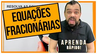 RESUMO  APRENDA FÁCIL EQUAÇÃO FRACIONÁRIA [upl. by Wadleigh735]