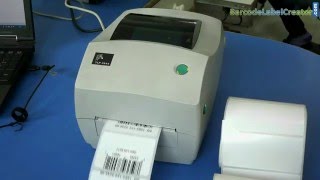 Erfahren Sie wie BarcodeEtiketten zu drucken Thermodrucker mit [upl. by Drofyar545]