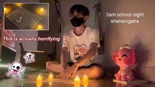 I tried summoning GHOSTS in my dorm because I was bored bad idea [upl. by Llyrehc]