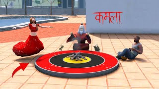 Franklin Fight Kamla Ghost To Save Doraemon in Indian Bike Driving 3D  Horror Game [upl. by Karlens285]