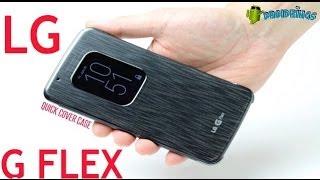 REVIEW LG Quick Cover für G Flex schwarz  droidkings [upl. by Rediah132]