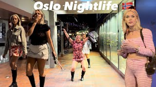 OSLO NIGHTLIFE 4KNORWAY WALKING TOURWHAT HAPPENS AFTER MIDNIGHTCrazy Nightlife [upl. by Adriel495]