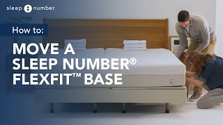 How To Move A Sleep Number® FlexFit™ Base [upl. by Ahsienom446]