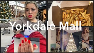 Holiday Season Vlog  Red Nails  Visiting Yorkdale Mall  Christmas Vibes [upl. by Doowle]