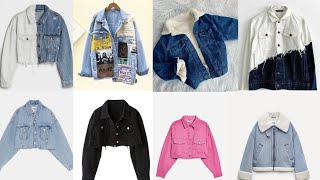 Denim Jacket Design Beautiful JACKET Design For GirlsDenim Jacket Outfit Ideas For Girls [upl. by Danny909]