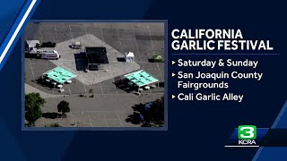 California Garlic Festival set to kick off in San Joaquin County [upl. by Agnes369]