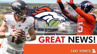 Denver Broncos Just Got A TRIPLE Dose Of Great News After Win vs Falcons [upl. by Rodrick]