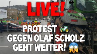 BAUERNPROTEST 🚜 💪 gegen Kanzler Olaf SCHOLZ 😳 geht weiter LIVE Nagold 🚜 Mittelstand 🛠 Demo Bauern [upl. by Jelena253]