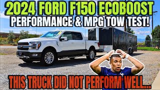 2024 Ford F150 ECOBOOST Max Towing Test Find Out Why This Truck Failed Miserably [upl. by Oznole]