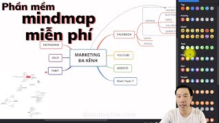 Phần mềm vẽ MINDMAP miễn phí nhiều tính năng hay [upl. by Arahat]