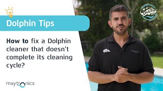 How to fix a Dolphin Robotic Pool Cleaner That Doesn’t Complete Its Cleaning Cycle [upl. by Adeehsar]