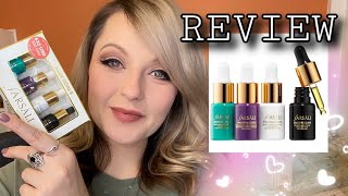 farsali REVIEW mini Set SKINTUNEBLUR UNICORN ESSENCE 24k GOLD Elixir amp VOLCANIC OIL 2020 [upl. by Hollenbeck]