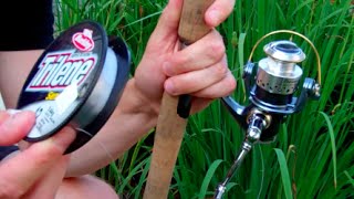 How To Put Line On A Spinning Reel [upl. by Blinni]