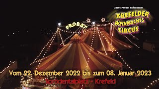 KREFELDER WEIHNACHTSCIRCUS  SHORT TRAILER  Okt 2022 [upl. by Junko]