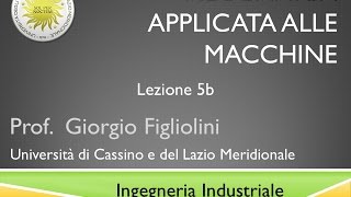 Meccanica applicata alle macchine Lezione 5b [upl. by Lynnea188]