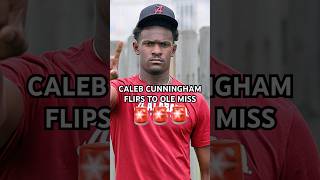 🚨 BAD NEWS Caleb Cunningham FLIPS To Ole Miss From Alabama Footballs 2025 Recruiting Class shorts [upl. by Roderigo]