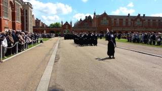 Christs Hospital Speech Day Marching 2013 HD [upl. by Ynez]