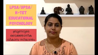 JeromeSBruners theory of cognitive development  in Malayalam [upl. by Crescen]