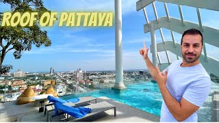 Highest Hotel in PATTAYA  Arbour Hotel and Residence Pattaya  AMAZING ROOFTOP in Pattaya 🤩🇹🇭 [upl. by Nnuahs]