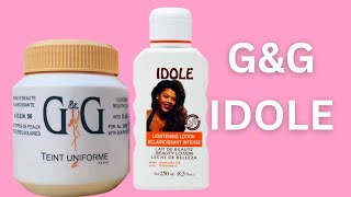 HOW TO MIX GampG WITH IDOLE LIGHTENING LOTION TO GET WHITE COMPLEXION FAST IN LESS TIME [upl. by Okiam]