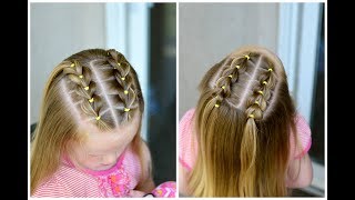 Front Pull Through Braids  How to Take Out Elastic Styles [upl. by Adnwahsar443]