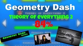 12 Geometry Dash  84 on Theory of Everything 2 [upl. by Schwartz489]