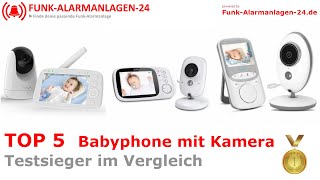 Die besten Babyphone mit Kamera TOP 5 2024 🥇 Testsieger im Vergleich [upl. by Hpotsirhc]