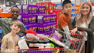 HUGE COSTCO Grocery Haul for our Family of 9 ❤️ [upl. by Asyle]