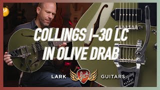 Collings I30 LC in Olive Drab  Review amp Demo [upl. by Kcire]