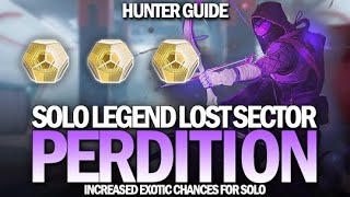 Solo Legend Lost Sector Perdition Hunter Guide Destiny 2 Beyond Light [upl. by Ahsiekyt138]