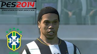 PES 2014 Real Faces Brazilian league [upl. by Lairbag]